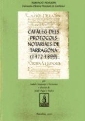 Portada de Catàlegs dels protocols notarials de Tarragona (1472-1899)