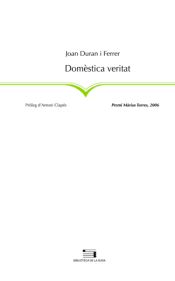 Portada de Domèstica veritat