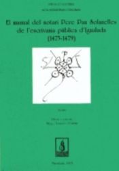 Portada de El manual del notari Pere Pau Solanelles de l'escrivania pública d'Igualada (1475-1479)