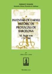 Portada de Inventari de l'arxiu històric de protocols de Barcelona