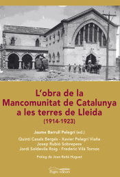 Portada de L'obra de la Mancomuntiat de Catalunya a les terres de Lleida