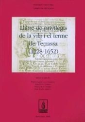 Portada de Llibre de Privilegis de la vila i el terme de Terrassa (1228-1652)