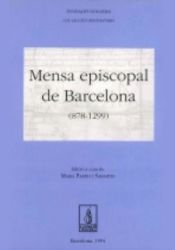Portada de Mensa episcopal de Barcelona (878-1299)