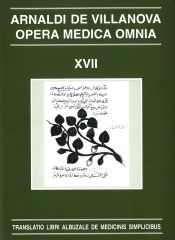 Portada de Opera Medica Omnia vol. XVII. Rústica. Translatio libri albuzale de medicinis simplicibus