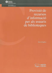 Portada de Provisió de recursos d'informació per als usuaris de biblioteques