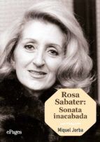 Portada de Rosa Sabater: Sonata inacabada (e-book pdf) (Ebook)