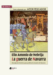 Portada de Elio Antonio de Nebrija. La guerra de Navarra