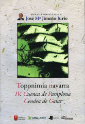 Portada de Toponimia Navarra. IV. Cuenca de Pamplona. Cendea de Galar