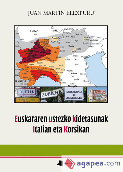 Euskararen ustezko kidetasunak Italian eta Korsikan