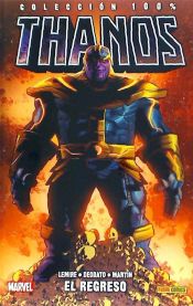Portada de 100% Marvel HC. Thanos 01. El regreso