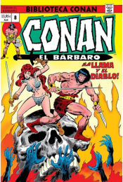 Portada de Biblioteca Conan. Conan El Barbaro 08