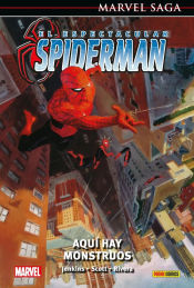 Portada de Marvel Saga El Espectacular Spiderman 3. Aquí hay monstruos