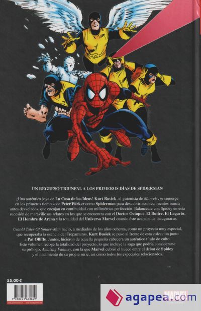 LAS HISTORIAS JAMAS CONTADAS DE SPIDERMAN - KURT BUSIEK - 9788491673699