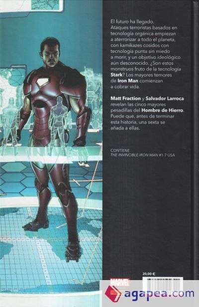 Marvel must have el invencible iron man. las cinco pesadillas