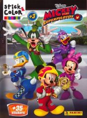 Portada de Mickey y los superpilotos. Stick and color