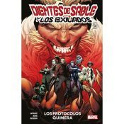 Portada de 100% Marvel Dientes de Sable y los Exiliados. Los Protocolos Quimera