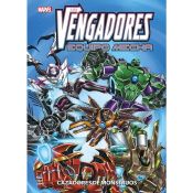 Portada de Los Vengadores Equipo Mecha: Cazadores de monstruos