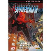 Portada de Marvel Saga El Espectacular Spiderman 3. Aquí hay monstruos
