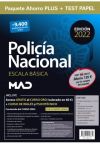 Paquete Ahorro PLUS + TEST PAPEL Policía Nacional Escala Básica