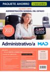 Paquete Ahorro + TEST ONLINE Administrativo/a (acceso libre). Administración General del Estado
