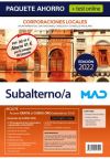 Paquete Ahorro + Test ONLINE Subalterno/a de Corporaciones Locales.