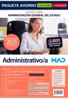 Paquete Ahorro + Test PAPEL + Test ONLINE Administrativo/a (acceso libre). Administración General del Estado
