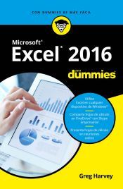 Portada de Excel 2016 para Dummies