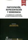 Participación, Representación y Democracia : XII Congreso de la Asociación de Constitucionalistas de España