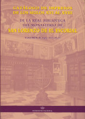 Portada de CAT. IMPR. S XVI - XVIII BTCA ESCORIAL VOL2