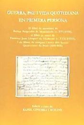 Portada de Guerra, pau i vida quotidiana en primera persona