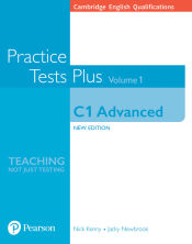 Portada de CAMBRIDGE ENGLISH QUALIFICATIONS: C1 ADVANCED VOLUME 1 PRACTICE TESTS PL