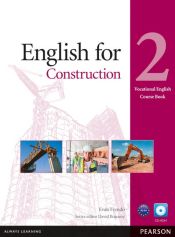 Portada de ENGLISH FOR CONSTRUCTION LEVEL 2 COURSEBOOK AND CD-ROM PACK