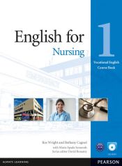 Portada de ENGLISH FOR NURSING LEVEL 1 COURSEBOOK AND CD-ROM PACK