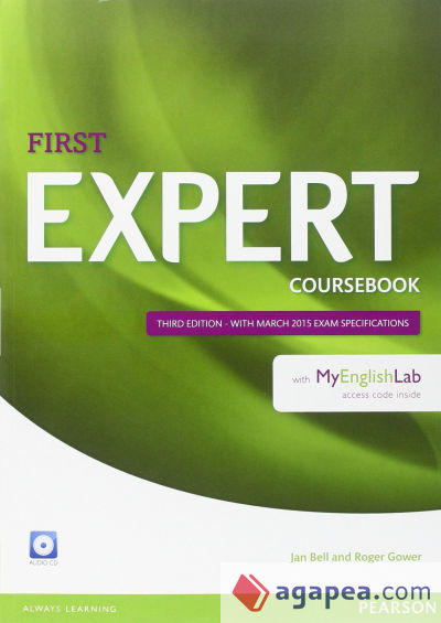 EXPERT FIRST 3RD EDITION COURSEBOOK WITH AUDIO CD AND MYENGLISHLAB PACK