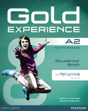 Portada de GOLD EXPERIENCE A2 STUDENTS' BOOK WITH DVD-ROM/MYLAB PACK