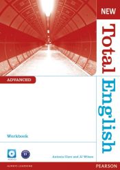 Portada de NEW TOTAL ENGLISH ADVANCED WORKBOOK WITHOUT KEY AND AUDIO CD PACK