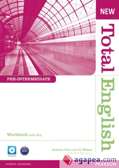 NEW TOTAL ENGLISH PRE-INTERMEDIATE WORKBOOK WITH KEY AND AUDIO CD PACK