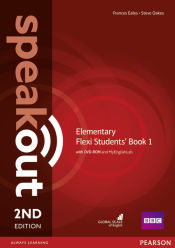 Portada de SPEAKOUT ELEMENTARY 2ND EDITION FLEXI STUDENTS' BOOK 1 WITH MYENGLISHLAB