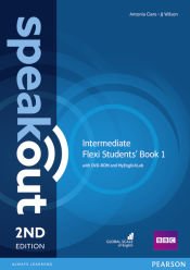 Portada de SPEAKOUT INTERMEDIATE 2ND EDITION FLEXI STUDENTS' BOOK 1 WITH MYENGLISHL