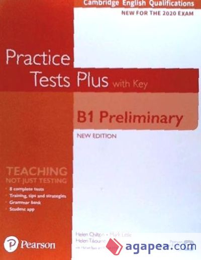 Cambridge English Qualifications: B1 Preliminary Practice Tests Plus with Key