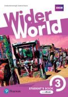 Portada de WIDER WORLD 3 STUDENTS' BOOK & EBOOK