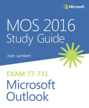 Portada de MOS 2016 Study Guide for Microsoft Outlook