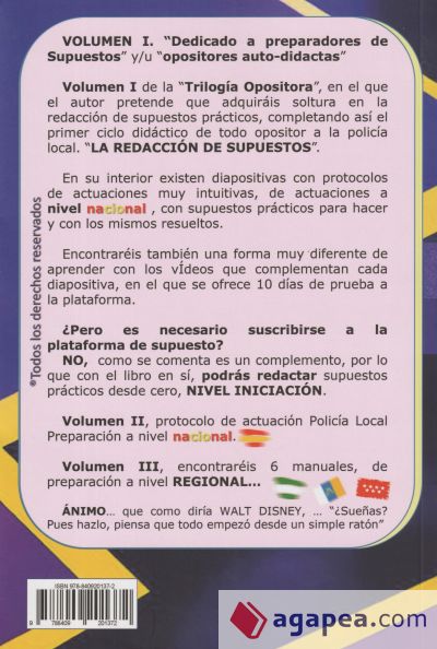 TRILOGÍA OPOSITORA. INICIACIÓN A SUPUESTOS PRÁCTICOS POLICÍA LOCAL