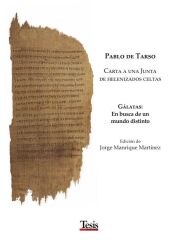 Portada de Pablo de Tarso. Carta a una Junta de helenizados celtas
