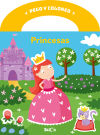 Pego y coloreo - Princesas