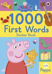 Portada de Peppa Pig: 1000 First Words Sticker Book