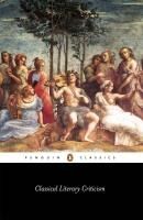 Portada de Classical Literary Criticism