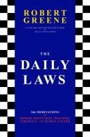 Portada de The Daily Laws: 366 Meditations on Power, Seduction, Mastery, Strategy, and Human Nature