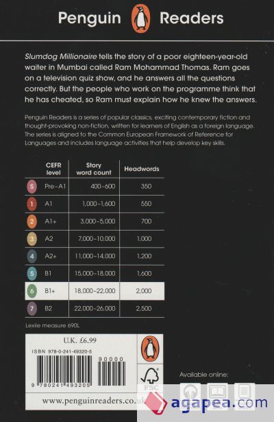 Penguin Readers Level 6: Slumdog Millionaire (ELT Graded Reader)