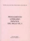 Pensamiento literario español del siglo XX, 1